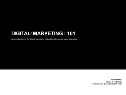 digital marketing : 101