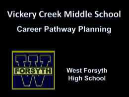 Vickery Middle School - Forsyth County Schools