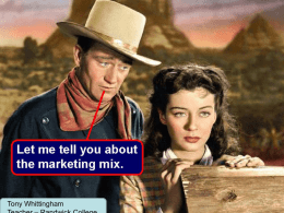 what is the marketing mix