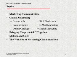 11a_MarketingComm - University of Central Florida