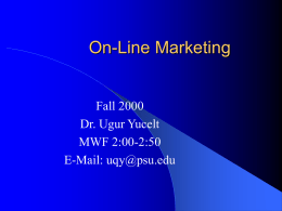On-Line Marketing