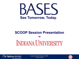 ACNielsen BASES - Indiana University Bloomington