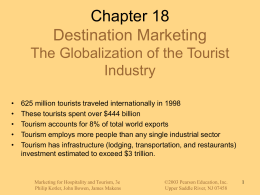 The Globalization of the Tourist Industry