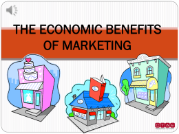 Economic Benefits presentation