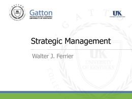 Operations - Gatton College of Business and Economics