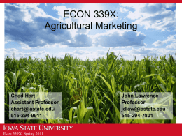 Marketing Plans - Iowa State University