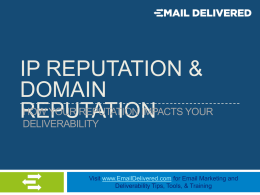 Email Reputation: IP vs. Domain Reputation