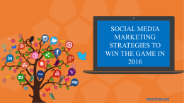 social media marketing Strategies to win the game in
