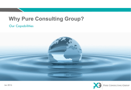 How Are We Pure Consulting Group
