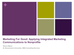 Sharon Myers: Bringing Integrated Marketing to Life for Your Nonprofit