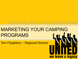 Who Can Promote Camp - OA Training
