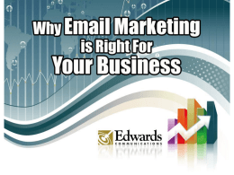 Email Marketing - Edwards Communications