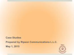 Case Studies - Ripson Communications