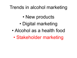 Marketing of Alcohol
