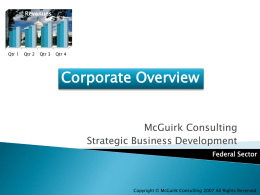 My Services - McGuirk Consulting