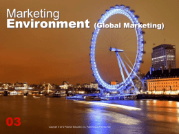 3-Analyze the Marketing Environment