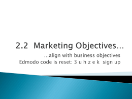 3. Marketing Objectives Instructionsx