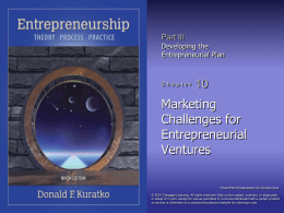 Entrepreneurship 9e.