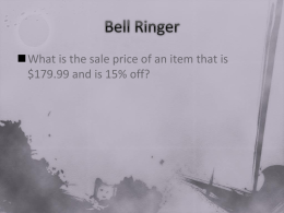 Bell Ringer - jaymetracy