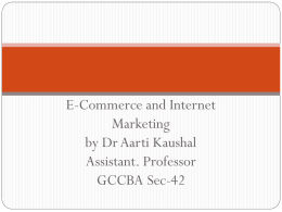 e commerce and internet marketing final