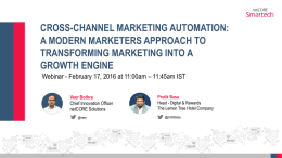 cross-channel marketing automation