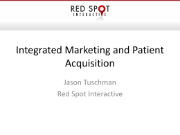 RED SPOT INTERACTIVE , Redspot, Jason Tuschman