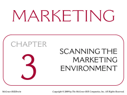 Scanning the Marketing Environmentx
