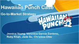 Hawaiian Punch Case Go-to-Market Strategy