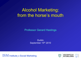 Gerard Hastings presentation