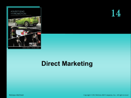 Direct Marketing - McGraw Hill Higher Education