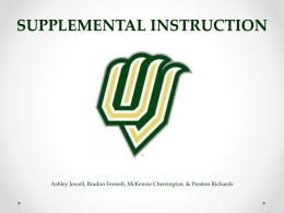 supplemental instruction