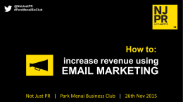 increase revenue using EMAIL MARKETING How to