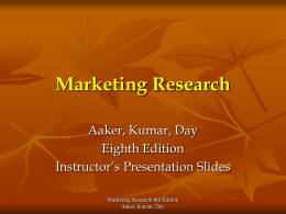 Marketing Research