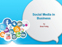 Social Media in Business