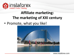 Affiliate on forexx