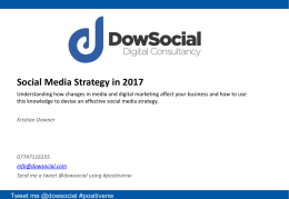 Formulating Your Social Media Strategy 12th