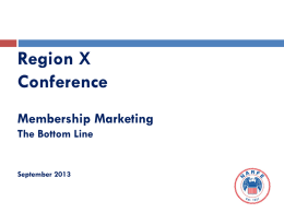 02 Membership Marketing - The Bottom Line - NARFE