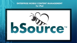 bSource iPad Document Management From Ai2