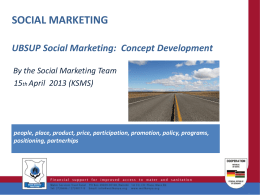 2. Social Marketing Presentation