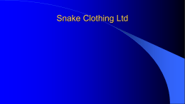 Snake Clothing Ltd