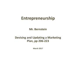 Devising a Marketing Plan, pp 206-215