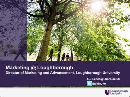 Marketingx - Loughborough University