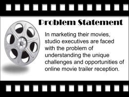 505-06 Group Presentation: Movie Trailers