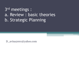 3. perencanaan strategis - communication management