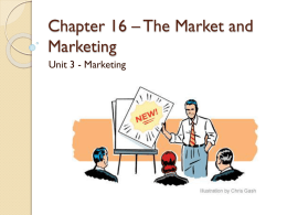 introduction to marketing