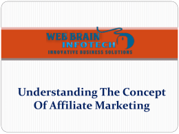 Understanding The Concept Of Affiliate Marketing