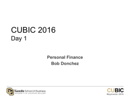 CUBIC 2016 Personal Finance Day 1x