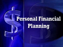 Budgeting Practices Over the Life Cycle