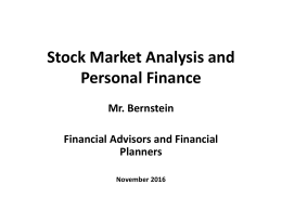 Financial Advisors or Planners