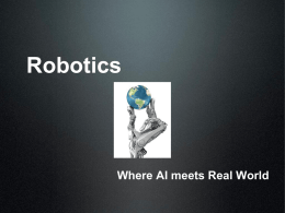Robotics - Department of Computer Science